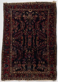 ANTIQUE PERSIAN SAROUK SCATTER RUG
