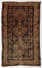 ANTIQUE CAUCASIAN SHIRVAN SCATTER RUG