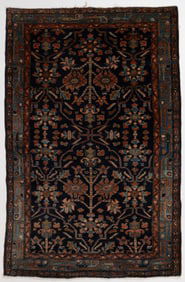 SEMI-ANTIQUE KURDISH PERSIAN SCATTER RUG