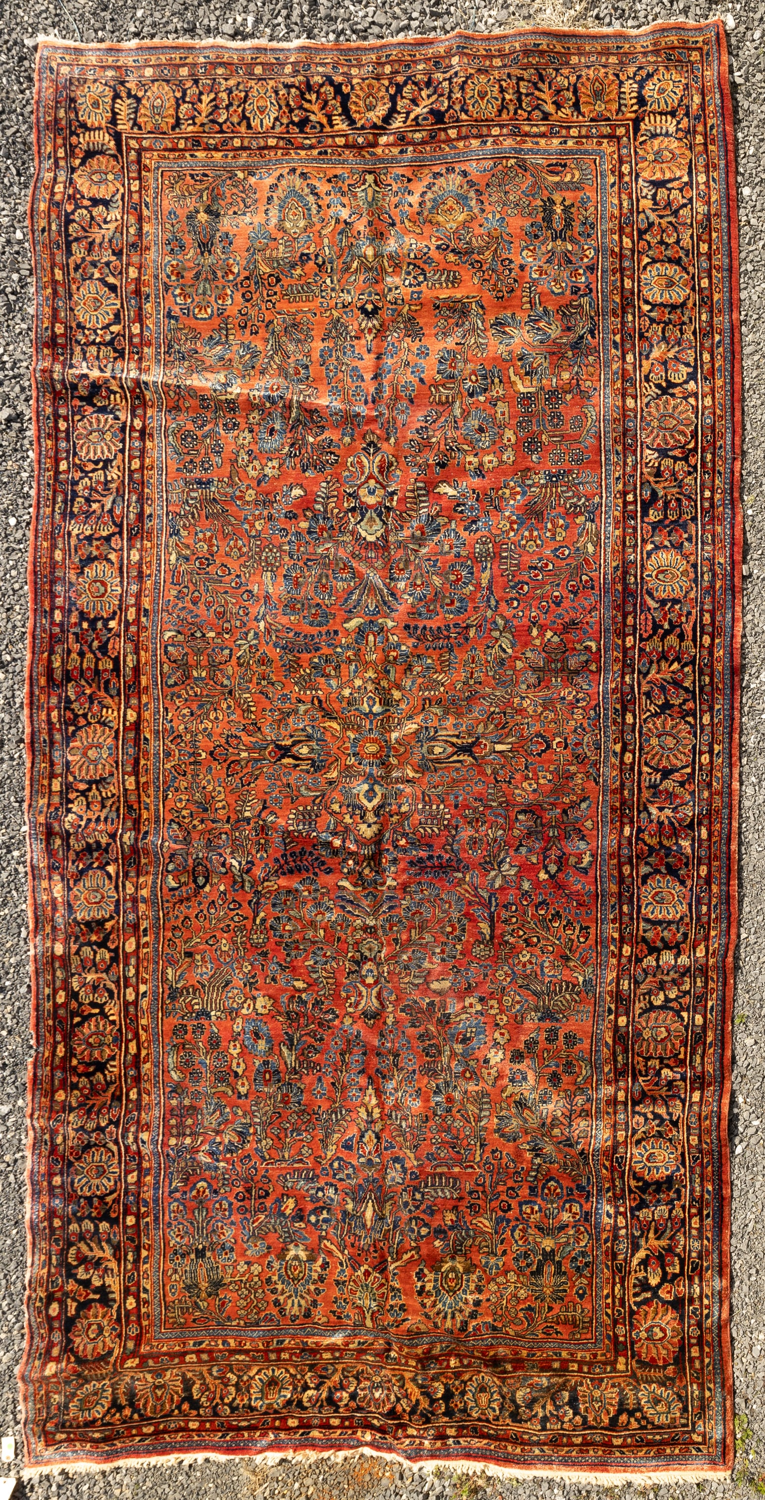 SEMI-ANTIQUE SAROUK PERSIAN ROOM-SIZE RUG / CARPET (1 of 4)