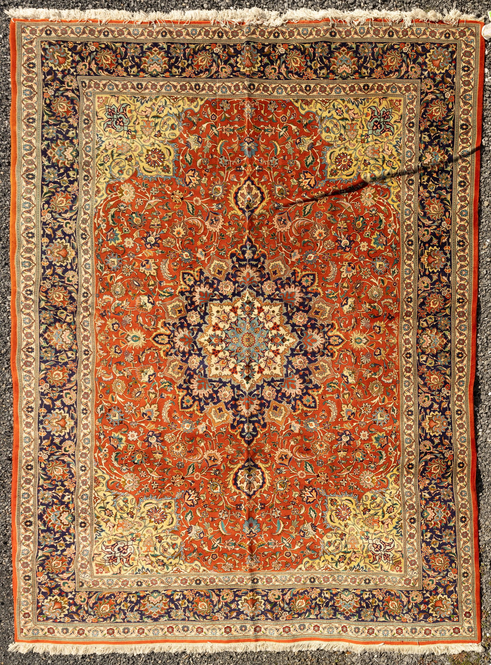 CONTEMPORARY TABRIZ PERSIAN ROOM-SIZE RUG / CARPET (1 of 4)