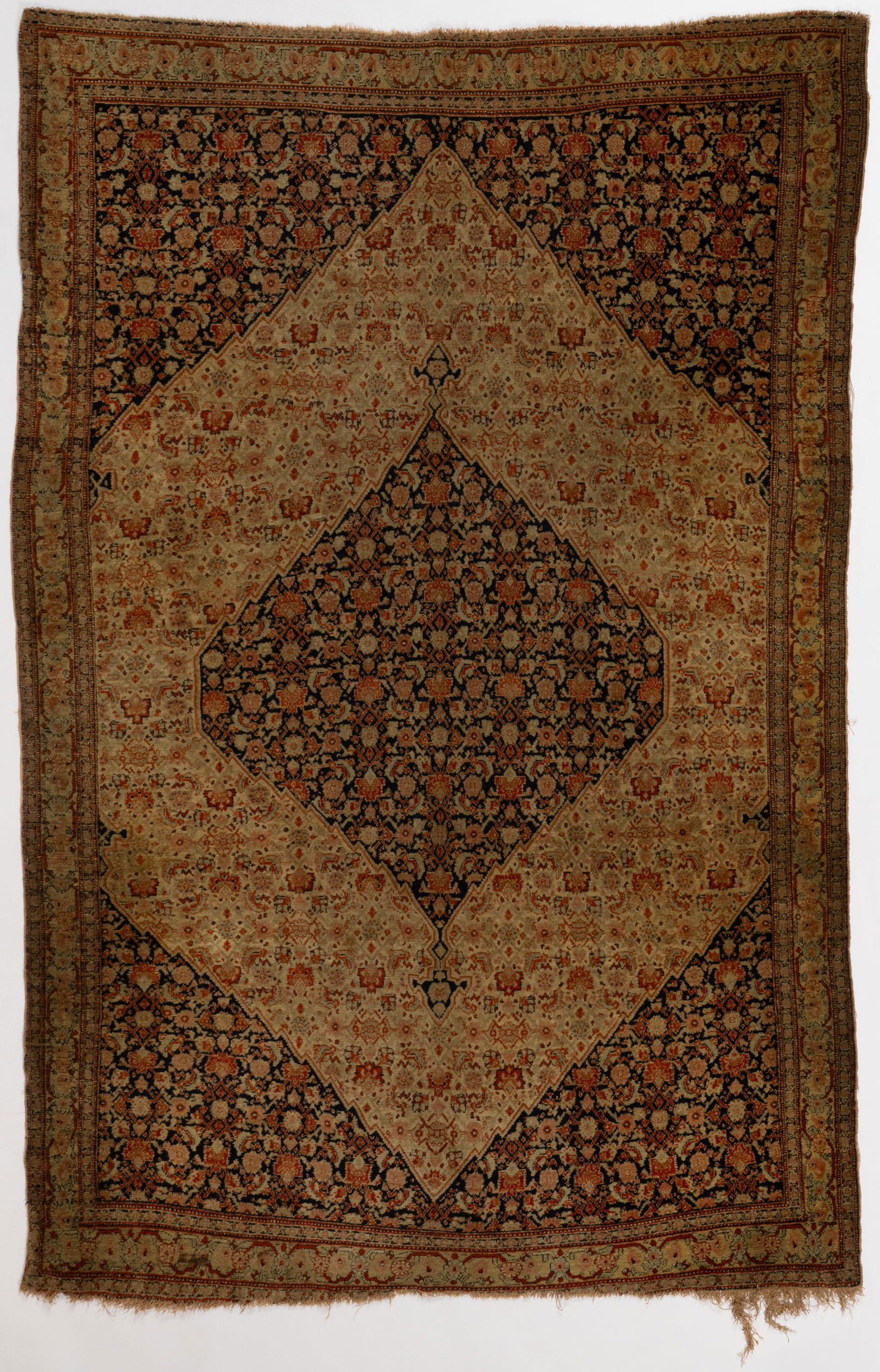 ANTIQUE PERSIAN SENNEH SCATTER RUG (1 of 4)