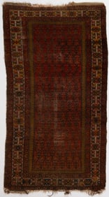 SEMI-ANTIQUE ORIENTAL SCATTER RUG