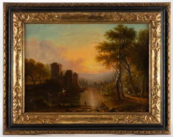 CONTINENTAL SCHOOL (19TH CENTURY) LANDSCAPE PAINTING