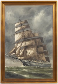AMERICAN OR EUROPEAN SCHOOL (20TH CENTURY) NAUTICAL PAINTING