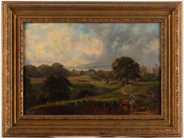 CONTINENTAL SCHOOL (19TH CENTURY) LANDSCAPE PAINTING