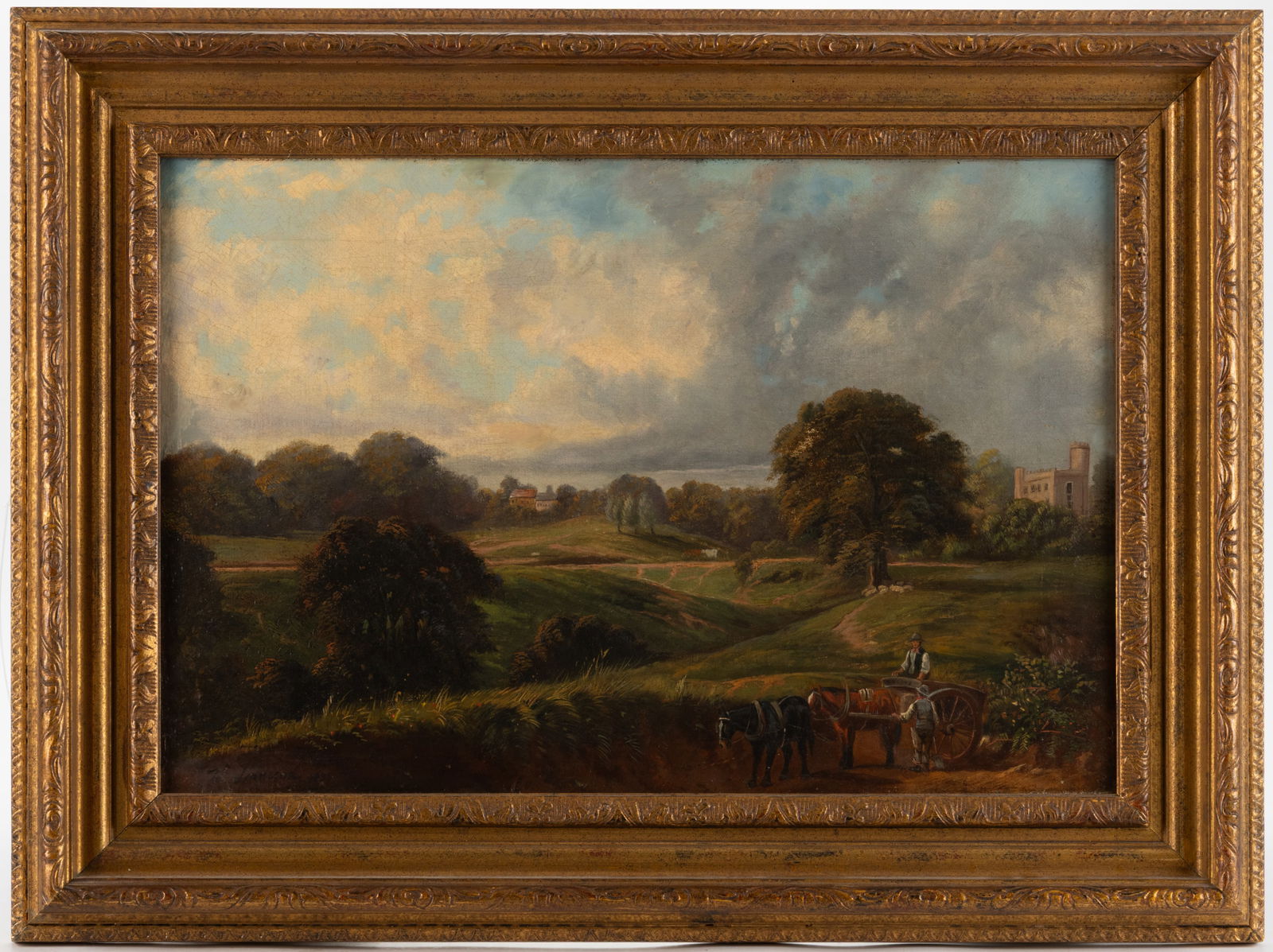 CONTINENTAL SCHOOL (19TH CENTURY) LANDSCAPE PAINTING (1 of 4)