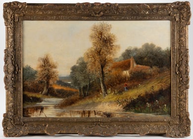 EDWARD CHARLES WILLIAMS (BRITISH, 1807-1881), ATTRIBUTED, LANDSCAPE PAINTING