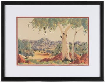 BENJAMIN LANDARA (AUSTRALIAN, 1921-1985) LANDSCAPE PAINTING