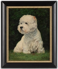 LAURA CASSIDY (20TH CENTURY), ATTRIBUTED, PORTRAIT OF A WEST HIGHLAND TERRIER