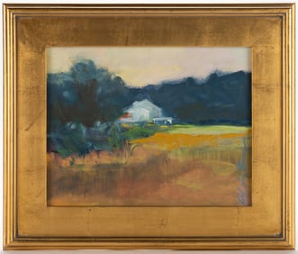CAROL ANNA MEESE (VIRGINIA, ACTIVE 20TH/21ST CENTURY) "WHITE HOUSE" LANDSCAPE PAINTING