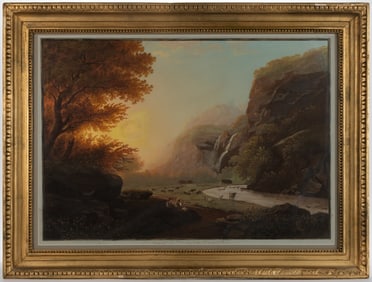 JOHANN HEINRICH BLEULER (SWISS 1787-1857), ATTRIBUTED, LANDSCAPE PAINTING
