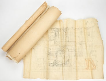 MILTON H. BANCROFT (AMERICAN, 1867-1947) PANAMA-PACIFIC INTERNATIONAL EXHIBITION STUDY DRAWINGS, LOT