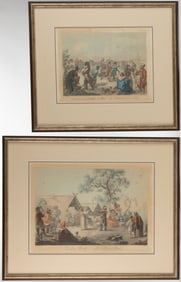 RUSSIAN / FRENCH HISTORICAL PRINTS, LOT OF TWO