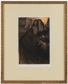 GEORGES DE FEURE (FRENCH, 1868-1943) "LES MAITRES DE L'AFFICHE" PRINT