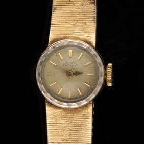 VINTAGE GIRARD-PERREGAUX 14K YELLOW GOLD LADY'S WRIST WATCH