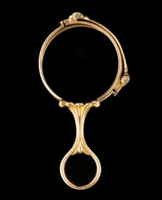 ANTIQUE 14K YELLOW GOLD LORGNETTE