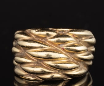 VINTAGE 14K YELLOW GOLD RING