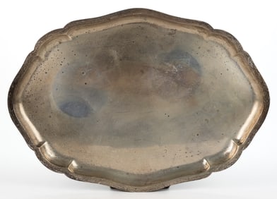 INTERNATIONAL SILVER CO. "DUBLIN" STERLING SILVER SERVING TRAY