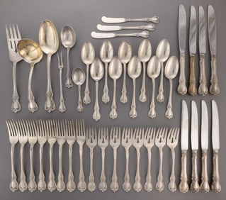 TOWLE "OLD MASTER" STERLING SILVER 43-PIECE FLATWARE SERVICE