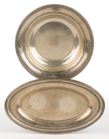 GORHAM AND OTHER STERLING SILVER TABLE ARTICLES, LOT OF TWO