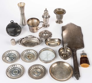 GORHAM AND OTHER STERLING SILVER ARTICLES, LOT OF 17