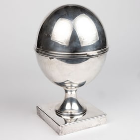 ST. JAMES BRAZILIAN SILVER-PLATED CAVIAR SERVER