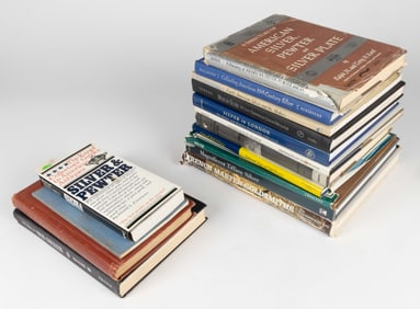 SILVER AND PEWTER REFERENCE VOLUMES, LOT OF 15