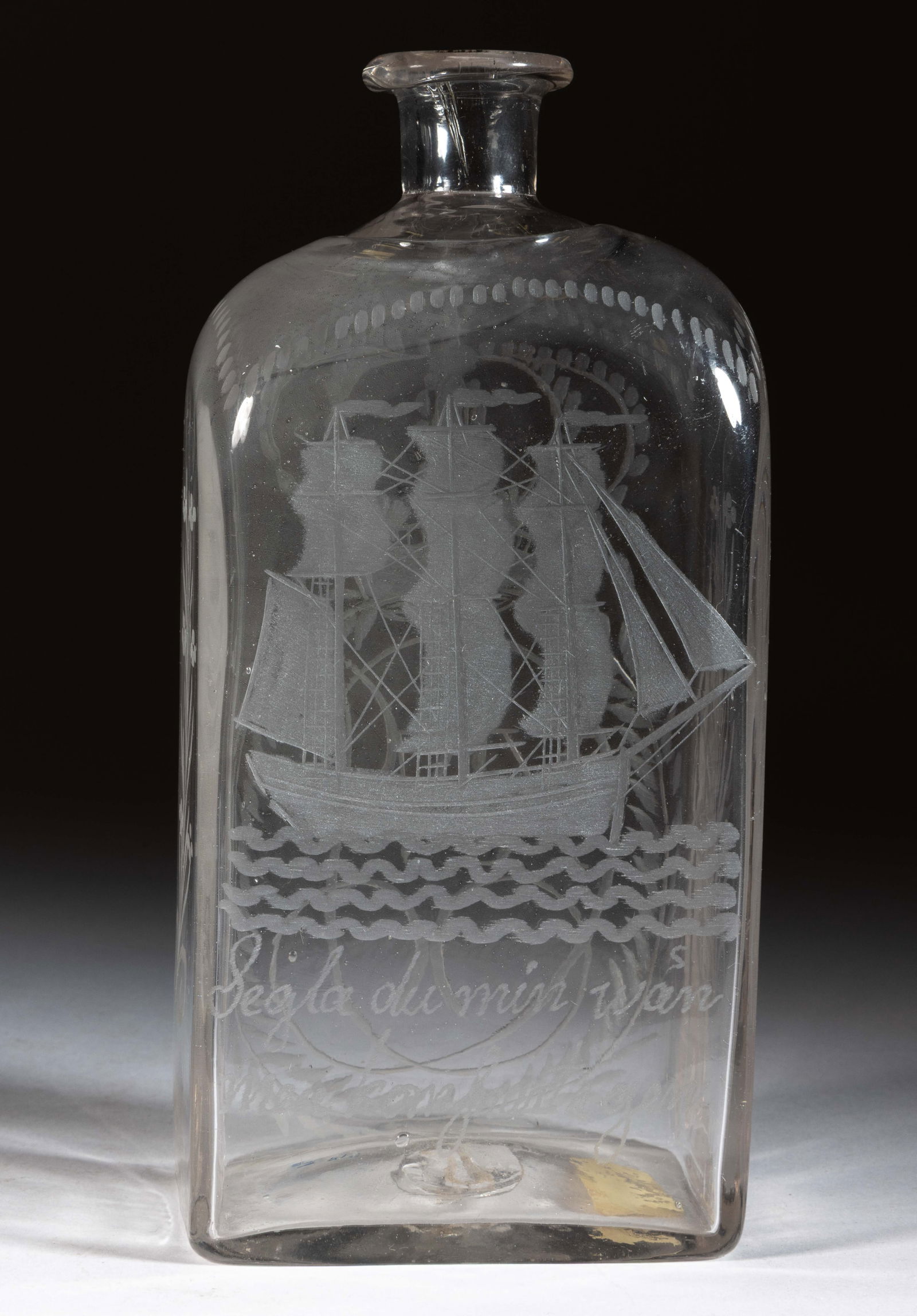 Large H.m.s. Victory Model Ship In Glass Case