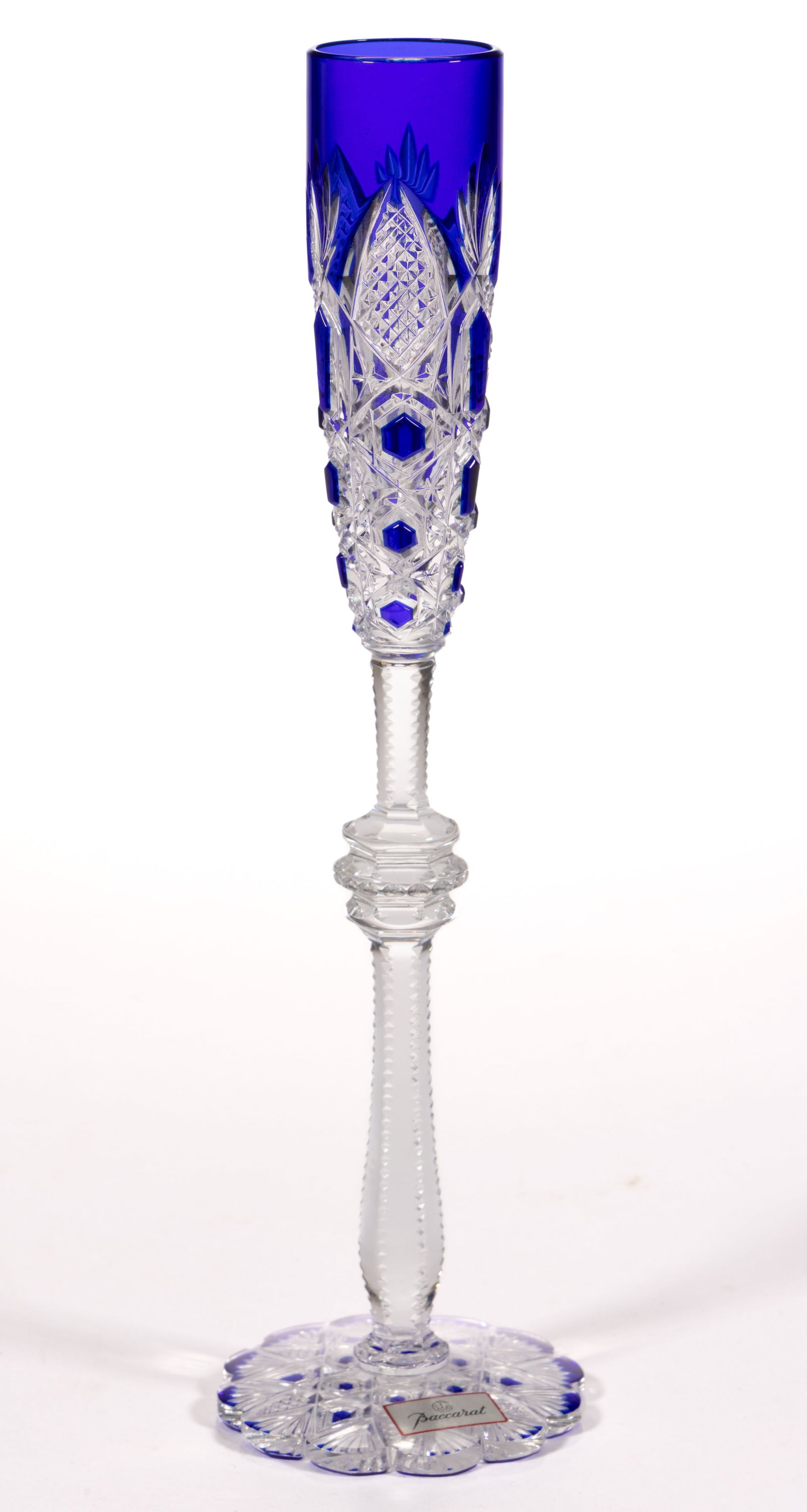 BACCARAT TSAR CUT OVERLAY ART GLASS CORDIAL (1 of 1)