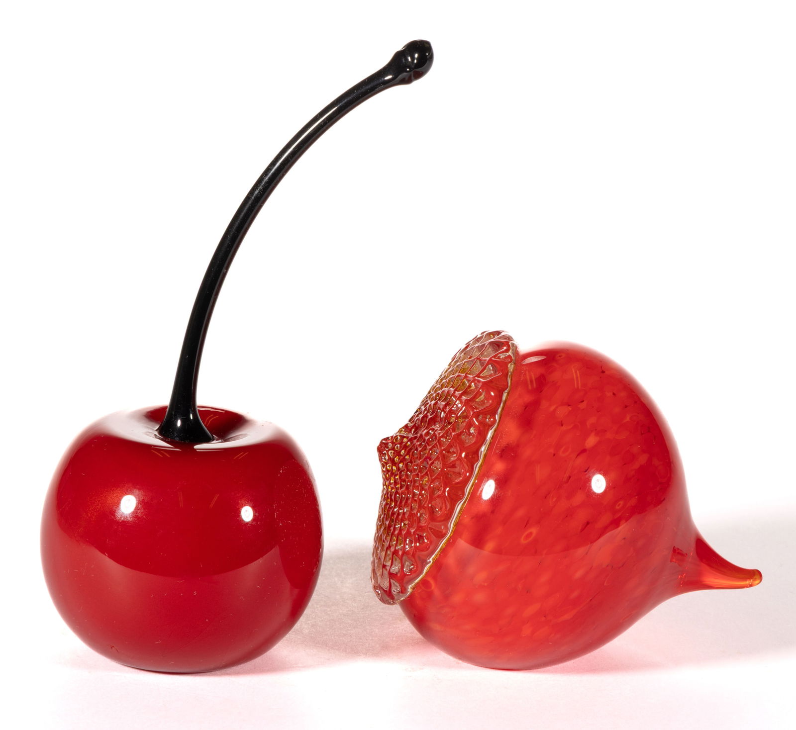 ASSORTED FIGURAL STUDIO ART GLASS FIGURES, LOT OF TWO (1 of 3)