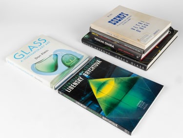CONTEMPORARY / STUDIO ART GLASS REFERENCE VOLUMES, LOT OF SIX