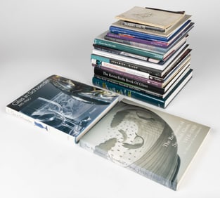 SCANDINAVIAN CONTEMPORARY / STUDIO ART GLASS REFERENCE VOLUMES, LOT OF 20