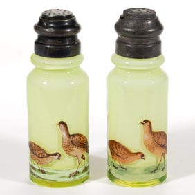 MT. WASHINGTON GAME BIRD - TALL PAIR OF SALT AND PEPPER SHAKERS