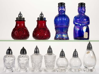 ASSORTED IMPERIAL SALT AND PEPPER SHAKERS, LOT OF 11