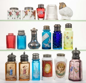 ASSORTED RARE AND SCARCE SALT AND PEPPER SHAKERS, AS IS LOT OF 17