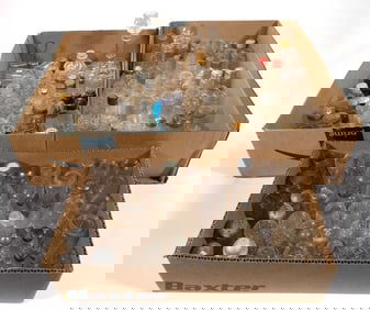 ASSORTED EAPG AND OTHER SALT AND PEPPER SHAKERS, UNCOUNTED LOT IN THREE BOXES