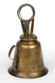 BRASS SINGLE-LENS FLUID FINGER LAMP