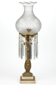 CORNELIUS & CO. BRASS SOLAR STAND LAMP