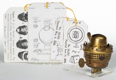 A. G. SMITH PATENTED NO. 1 E. F. JONES LIP BURNER WITH THREADLESS COLLAR