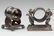 VICTORIAN QUADRUPLE-PLATE FIGURAL NAPKIN RINGS, LOT OF