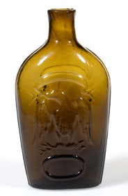 GII-86 EAGLE - EAGLE PICTORIAL / HISTORICAL FLASK