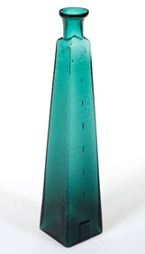 BLOWN-MOLDED FIGURAL BUNKER HILL MONUMENT COLOGNE BOTTLE