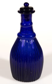 BLOWN-MOLDED GI-7 TYPE II GLASS CRUET / TOILET BOTTLE