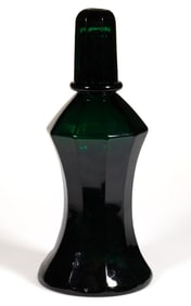BLOWN-MOLDED WAISTED TEN-PANEL SYRUP BOTTLE / DECANTER