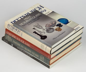 PITTSBURGH AND OTHER GLASS REFERENCE VOLUMES, LOT OF FIVE