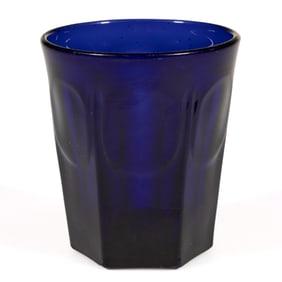 COLONIAL PRESSED GLASS TUMBLER