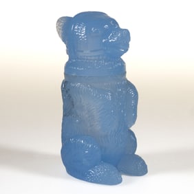 PRESSED MUZZLED BEAR MEDIUM-SIZE JAR