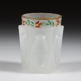 PRESSED BISECTED OVALS DECORATED TOY TUMBLER