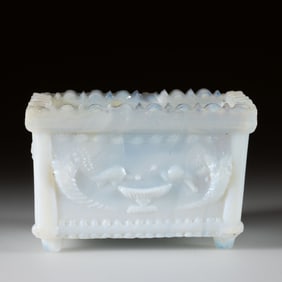 BB-1 BIRD BATH AND CORNUCOPIA PRESSED OPEN SALT